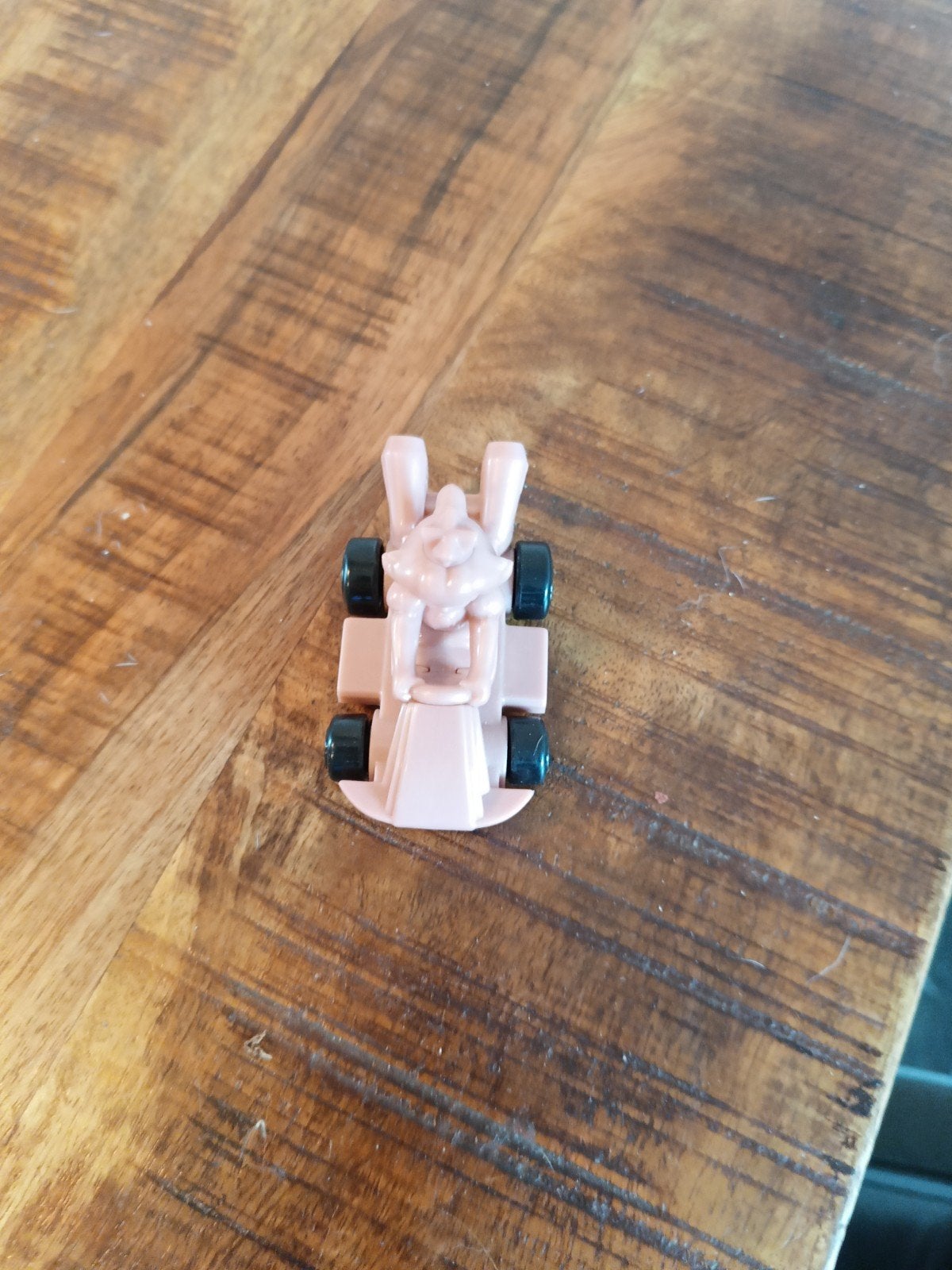 Roze Mario Kart speelgoedauto met Princess Peach, Ophalen of Verzenden, Gebruikt