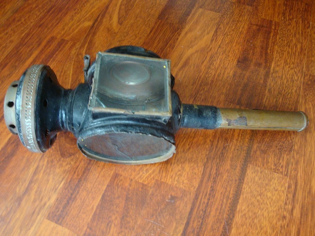 Lamp voor koets, werkt met een kaars, Ophalen of Verzenden