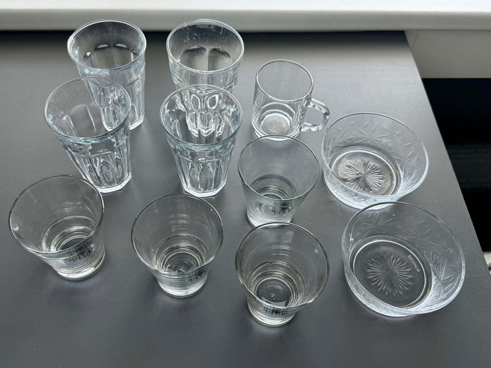 Divers glaswerk, limonade, wijn, koffie glas, schaaltjes, Ophalen, Zo goed als nieuw, Overige typen