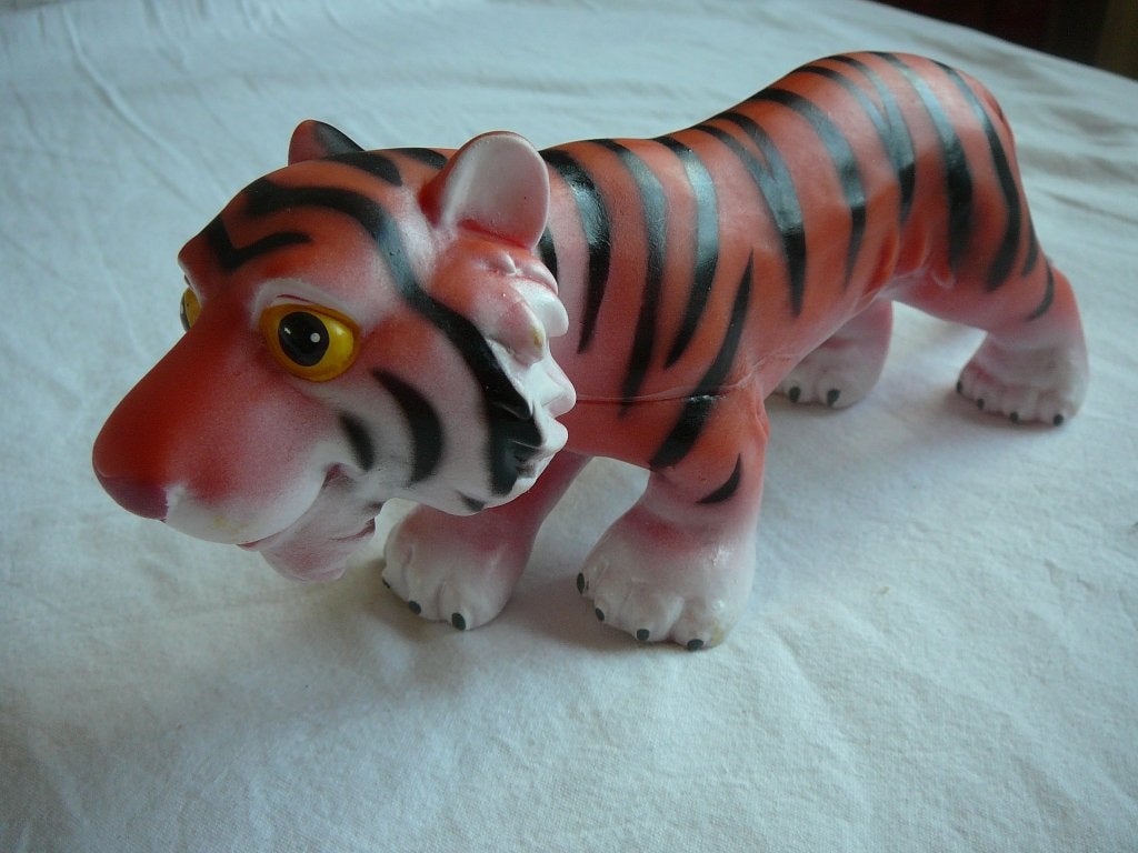 teigetje piepbeest, ca. 31 cm piept niet, Verzamelen, Ophalen of Verzenden, Beeldje of Figuurtje