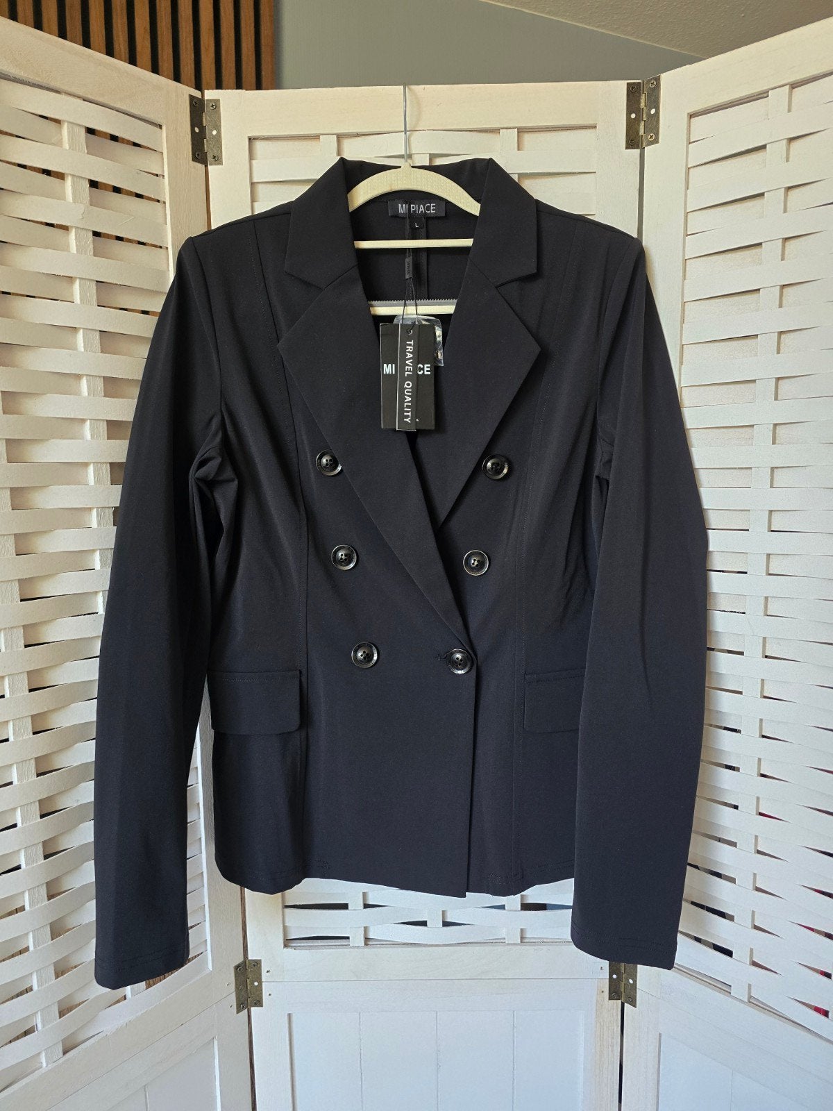 Nieuw mi piace travel L blazer zwart, Ophalen of Verzenden, Nieuw, Zwart