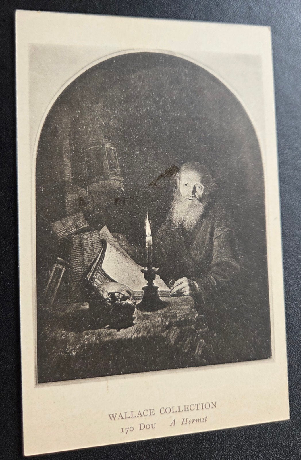 'A Hermit - Gerrit Dou - Wallace Collection, Verzamelen, Ansichtkaarten | Themakaarten, Ongelopen, Overige thema's, Verzenden