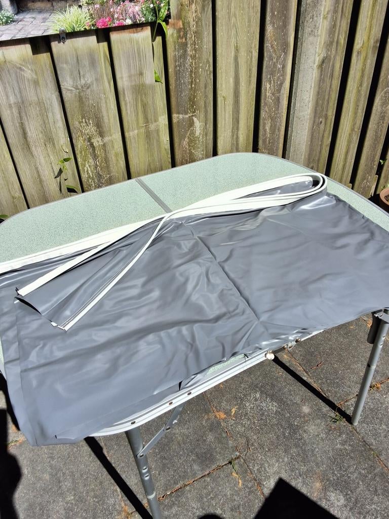 Tochtstrook voor caravan, Ophalen