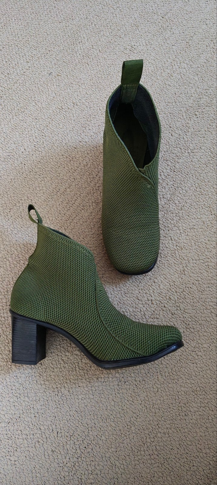 San Miguel laarsjes, Kleding | Dames, Schoenen, Zo goed als nieuw, Groen, Ophalen of Verzenden