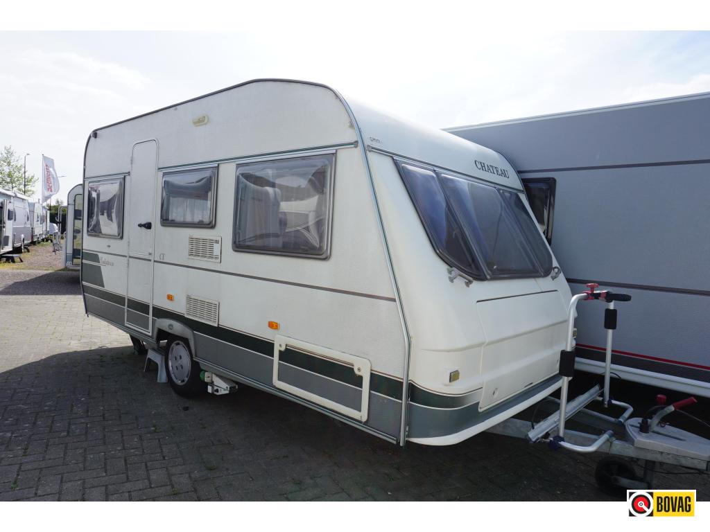 Chateau Calista 430 CT mover,tent,luif,fietsend, Bedrijf, 750 - 1000 kg, Tot en met 4, Dwarsbed