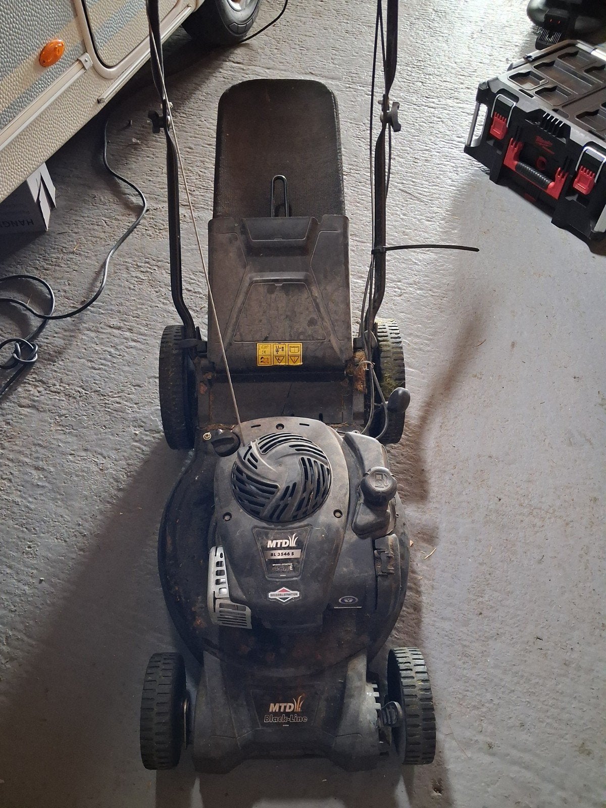 MTD BL 3546 S Benzine Grasmaaier Briggs & Stratton, Ophalen, Cirkelmaaier, Gebruikt, MTD