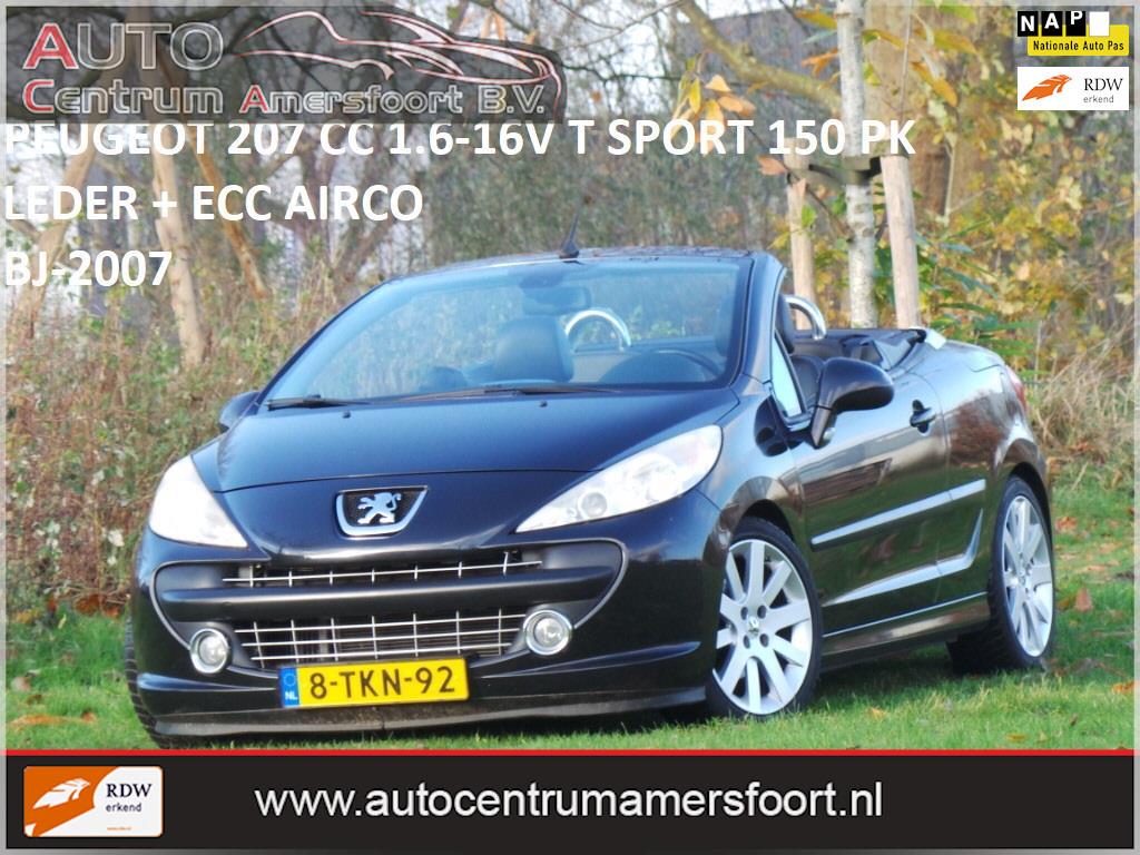 Peugeot 207 CC 1.6-16V T Sport ( INRUIL MOGELIJK ), Voorwielaandrijving, Gebruikt, 4 cilinders, 4 stoelen
