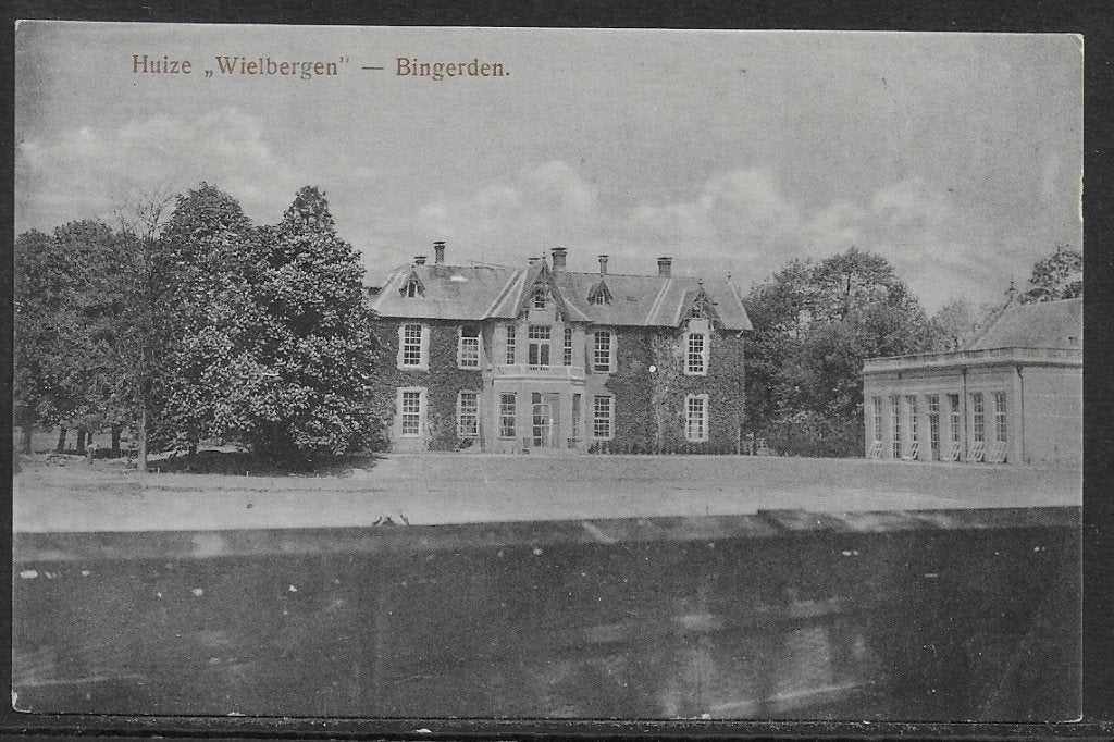 729 Bingerden, Huize Wielbergen, Verzamelen, Ophalen of Verzenden, Voor 1920, Ongelopen, Gelderland