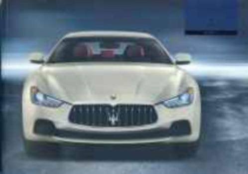 Maserati Ghibli brochure/auto folder of prijslijst '13-'19, Ophalen of Verzenden, Zo goed als nieuw, Overige merken