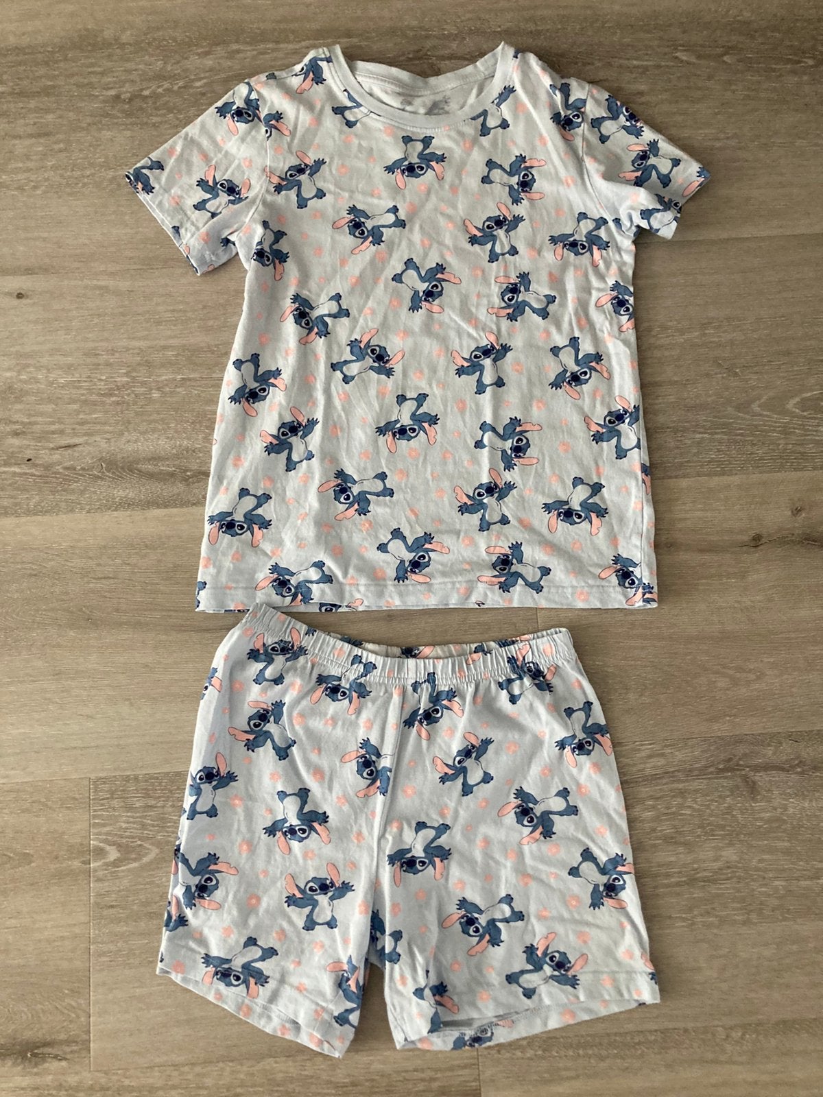 Shortama / pyjama stitch 134/140, Kleding | Dames, Pyjama's, Ophalen of Verzenden, Zo goed als nieuw, Maat 34 (XS) of kleiner