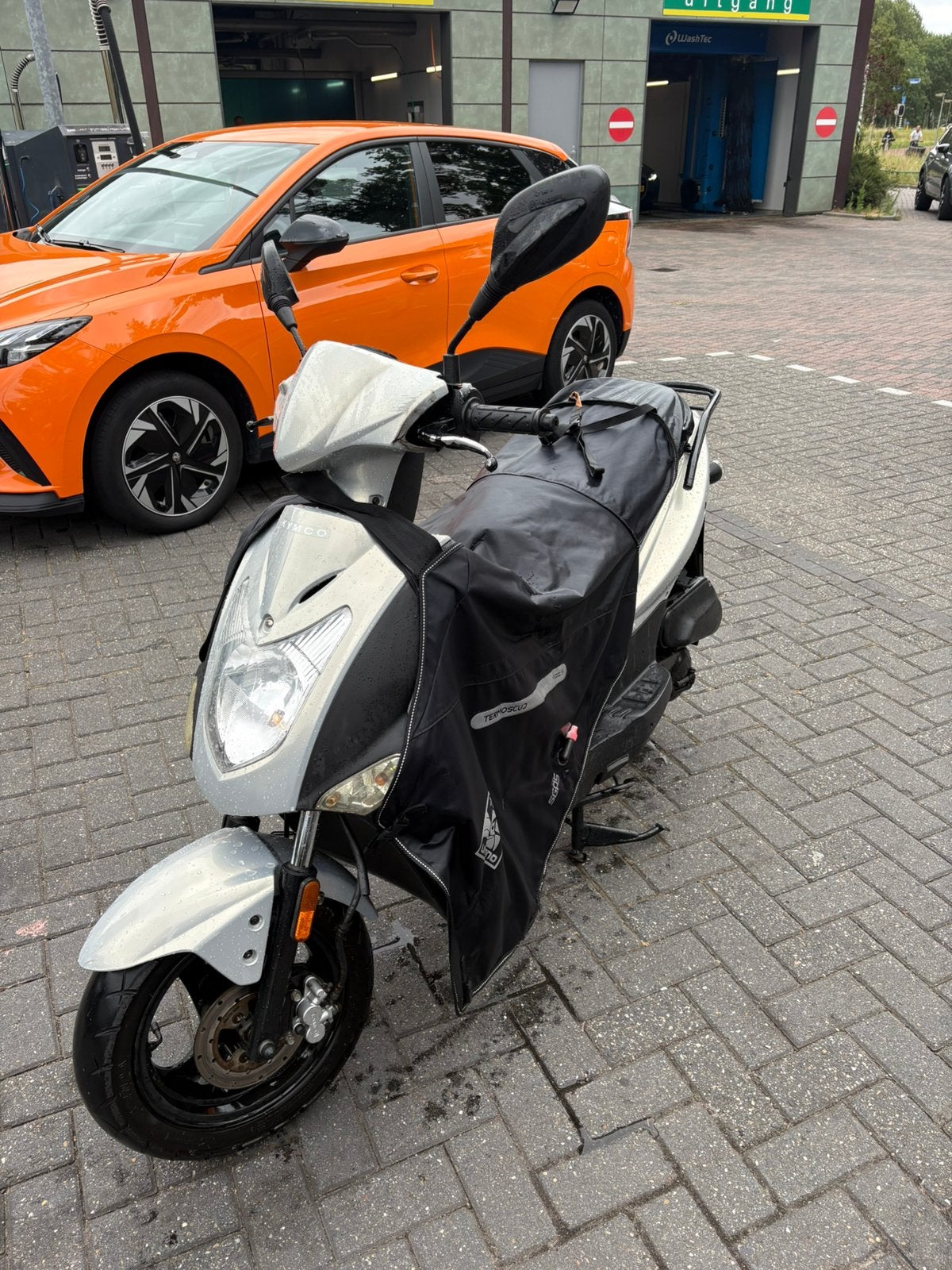 Kymco agility 50 2017, Fietsen en Brommers, Scooters | Kymco, Ophalen, Maximaal 45 km/u, Zo goed als nieuw, Agility