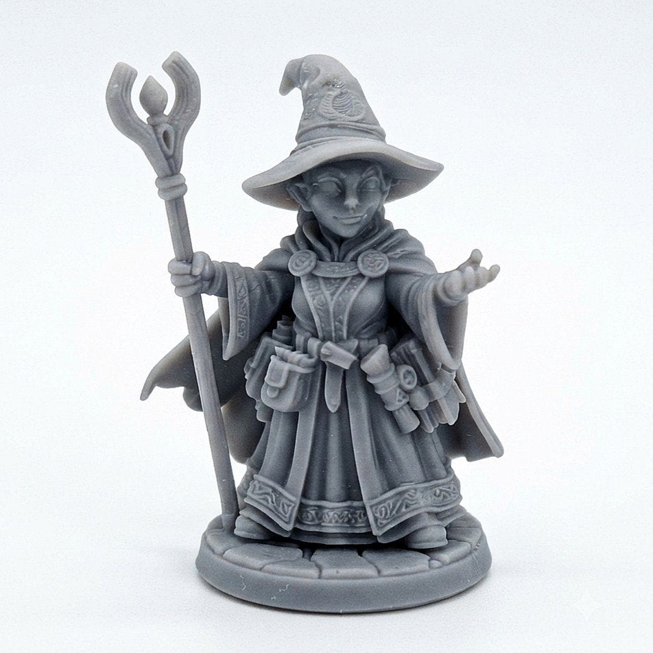 Gnome wizard Miniature D&D HQ dungeon's and dragons, Ophalen of Verzenden, Nieuw, Overige soorten