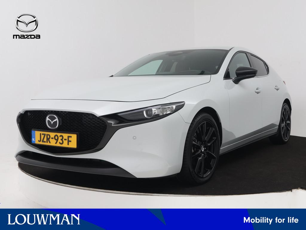 Mazda 3 2.5 e-SkyActiv-G M Hybrid 140 Nagisa automaat | *Dem, Auto's, Mazda, Bedrijf, Te koop, ABS, Achteruitrijcamera, Adaptive Cruise Control