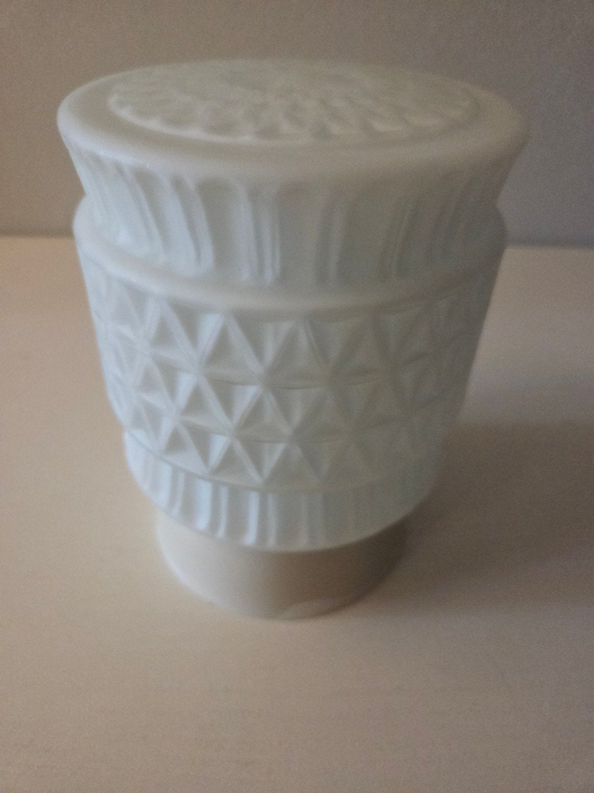 art deco plafondlamp wit glas verzenden mogelijk, Ophalen of Verzenden, Zo goed als nieuw, Glas