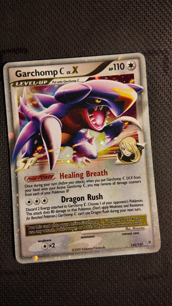 Garchomp C LV.X 145 Supreme Victors | Pokemon kaart, Ophalen, Zo goed als nieuw, Losse kaart, Foil