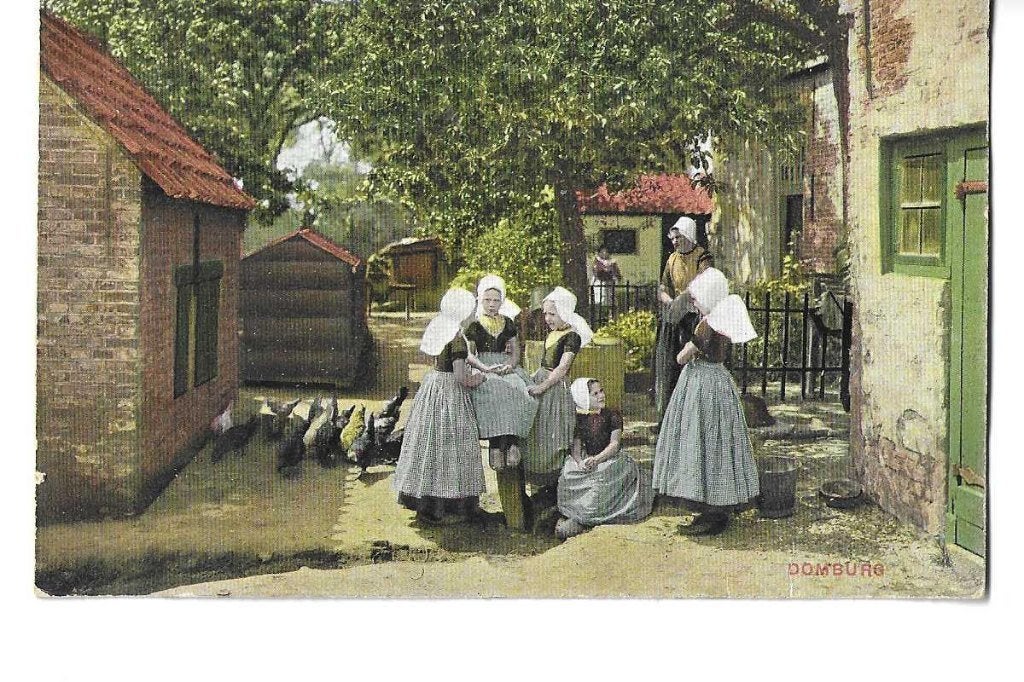 domburg  walcheren  uitg weenink  klederdracht, Verzenden, Voor 1920, Ongelopen, Klederdracht