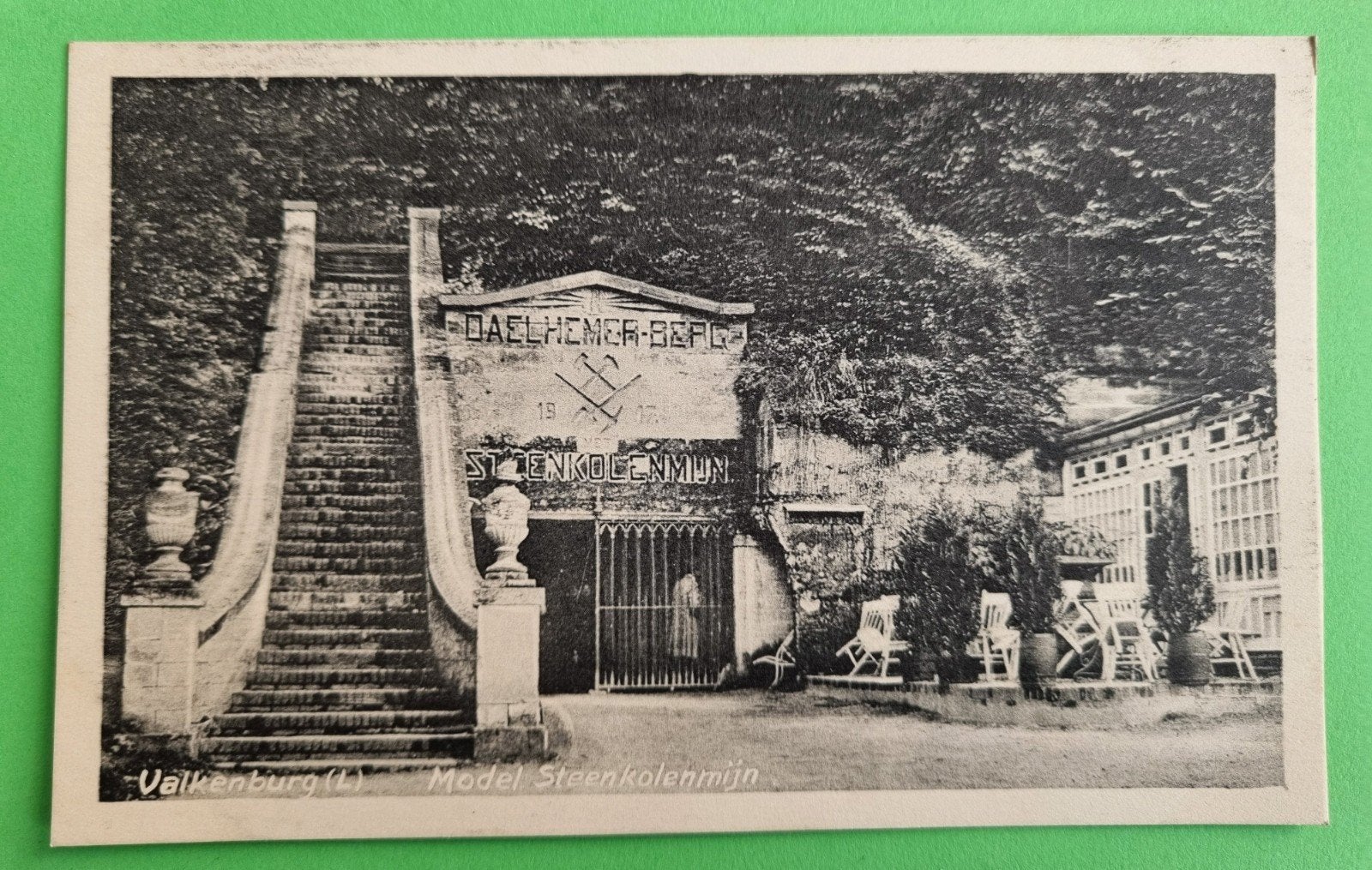 Valkenburg - Daelhemergroeve Steenkoolmijn ca.jaren20, Ophalen of Verzenden, Voor 1920, Gelopen, Limburg