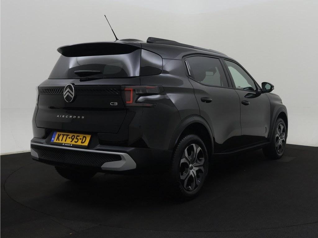 Citroen C3 Aircross 1.2 Hybrid automaat 145pk Plus Camera/4S, Stof, Euro 6, 1199 cc, Zwart