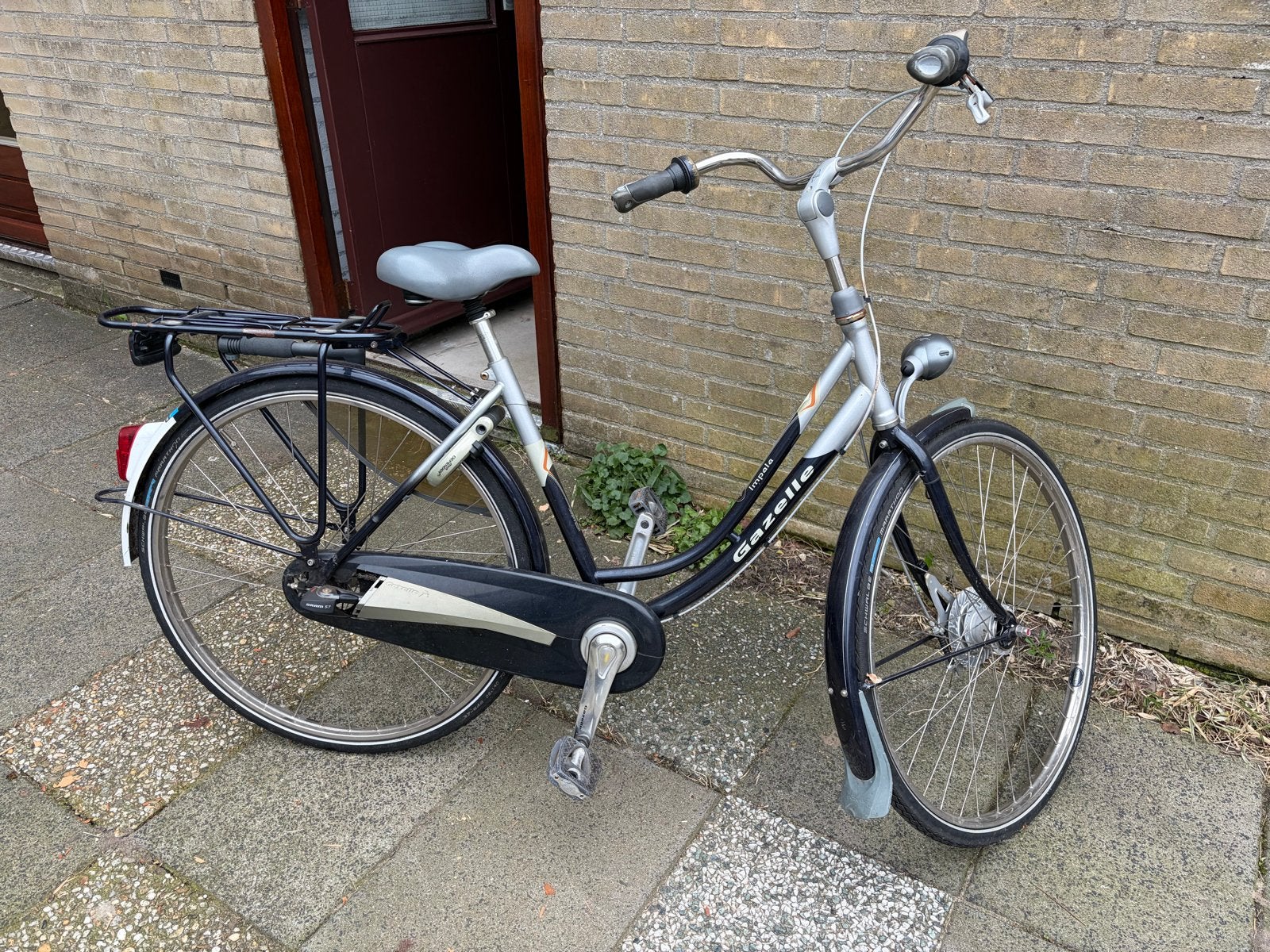 Gazelle Impala damesfiets - 160-175cm - framemaat 49, Ophalen, Terugtraprem, Gebruikt, 47 tot 50 cm