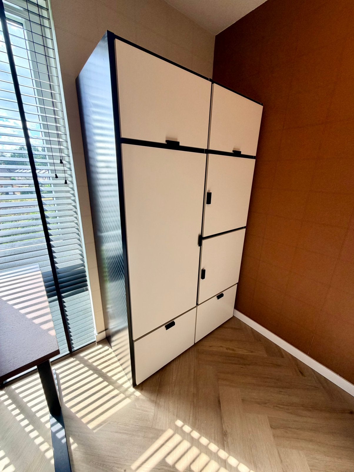 IKEA Odda kledingkast 120/200 - MOET NU WEG!, Ophalen, Gebruikt, 100 tot 150 cm, 200 cm of meer