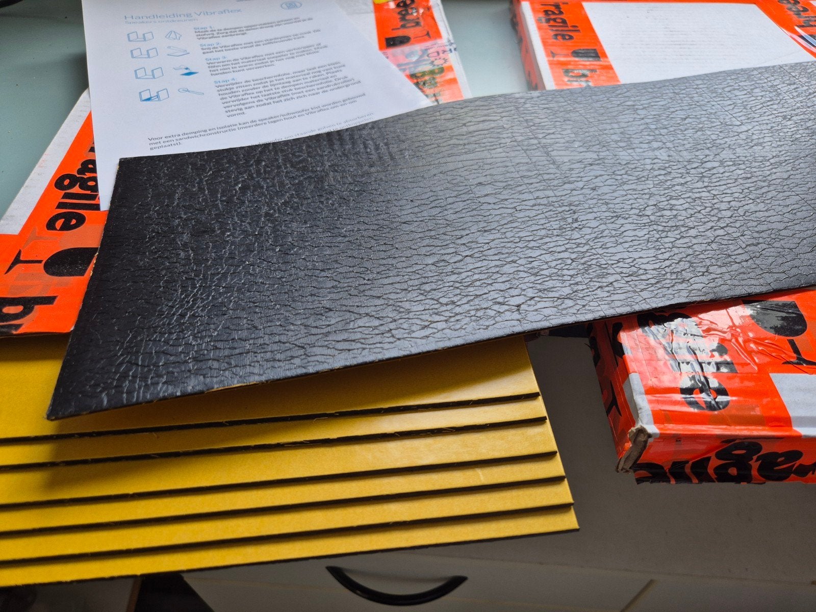 Nieuwe Vibraflex ontdreunings platen 2m² (8+6 matjes), Ophalen of Verzenden, Nieuw
