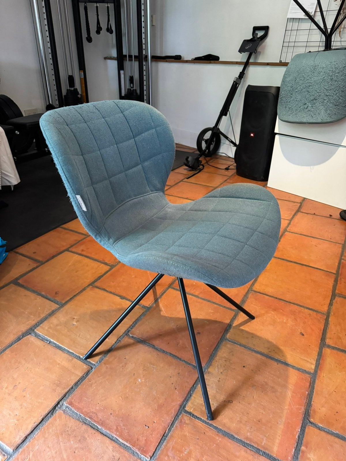 6x Zuiver OMG stoelen – grijs & blauw – opknappers, Ophalen, Gebruikt, Blauw, Vijf, Zes of meer stoelen