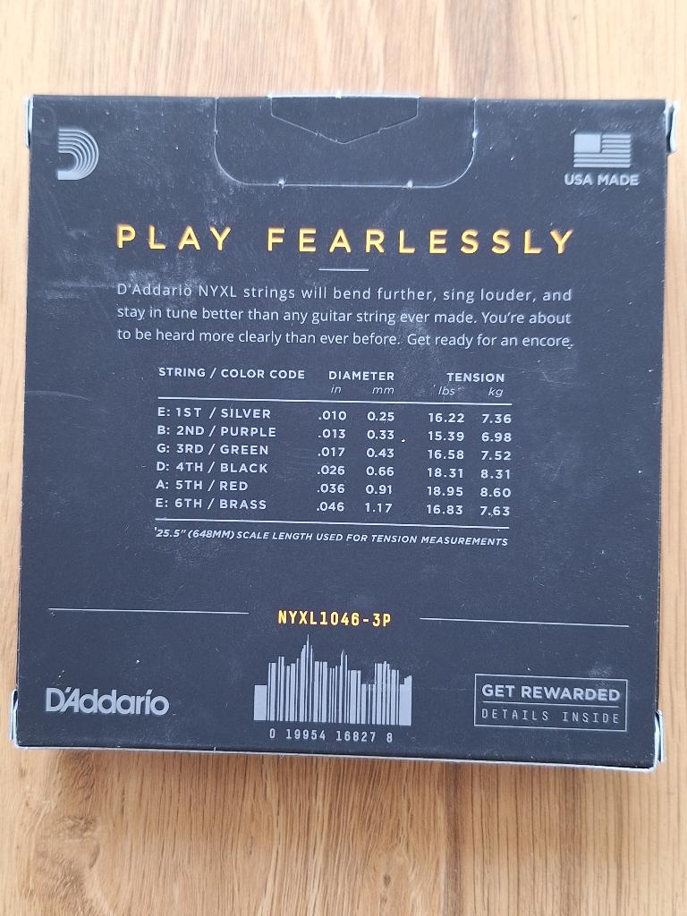 D'Addario snaren, Ophalen of Verzenden, Nieuw, Elektrische gitaar