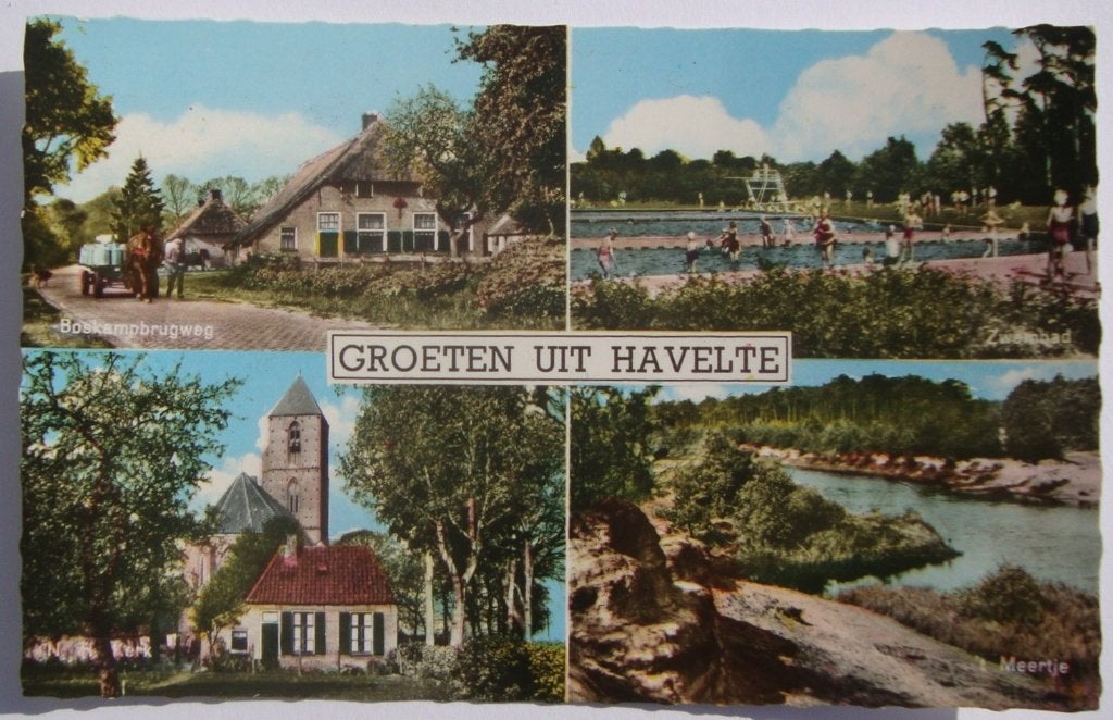 ansichtkaart Drenthe e/o nr. 19 - Havelte, Ophalen of Verzenden, 1940 tot 1960, Gelopen, Drenthe