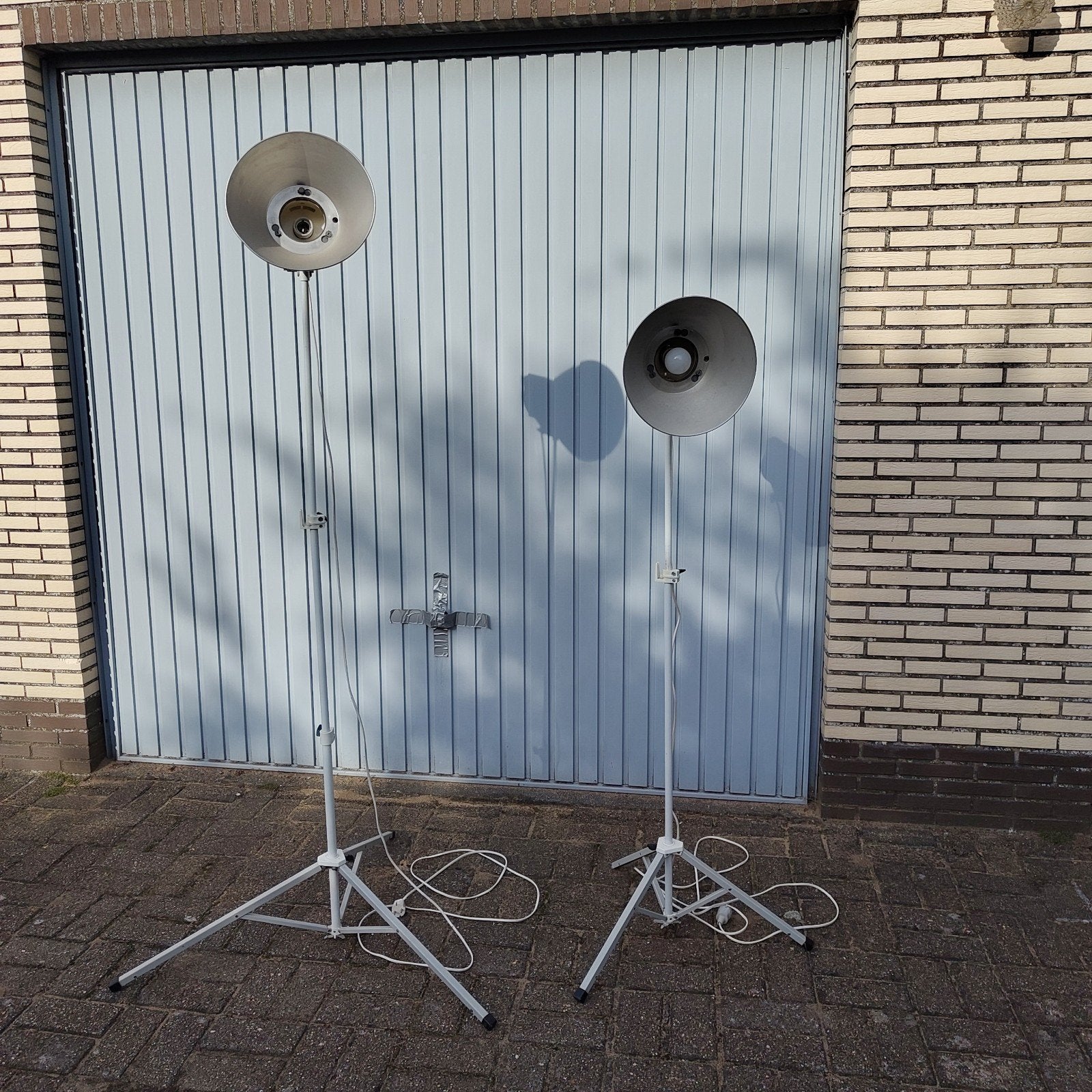 2 Vintage Photax studio lampen, Ophalen, Compact, Overige Merken