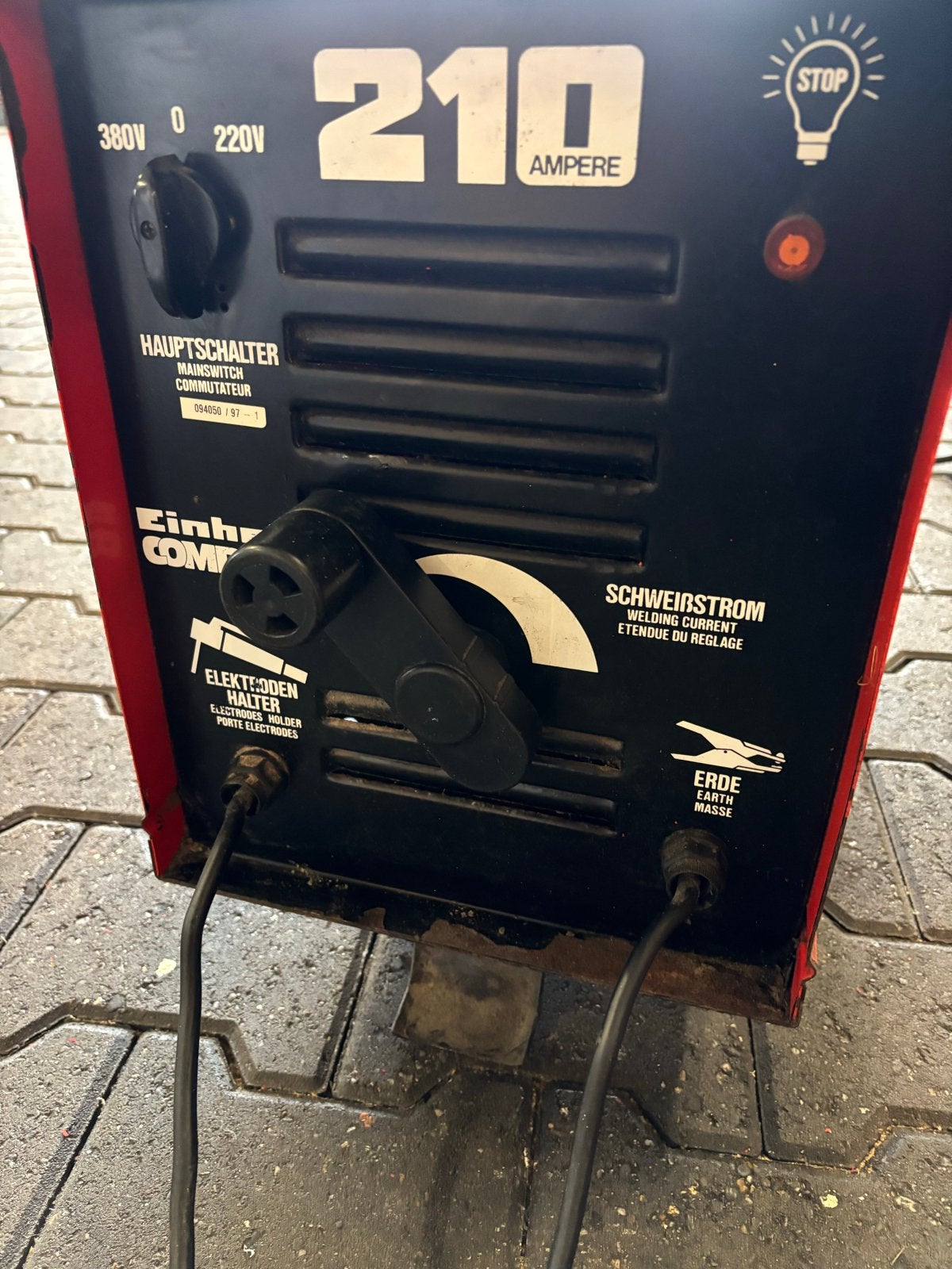 Einhell Compact 210 Ampère Lasapparaat - Gebruikt, Ophalen, Gebruikt, 250 ampère of meer, Elektroden