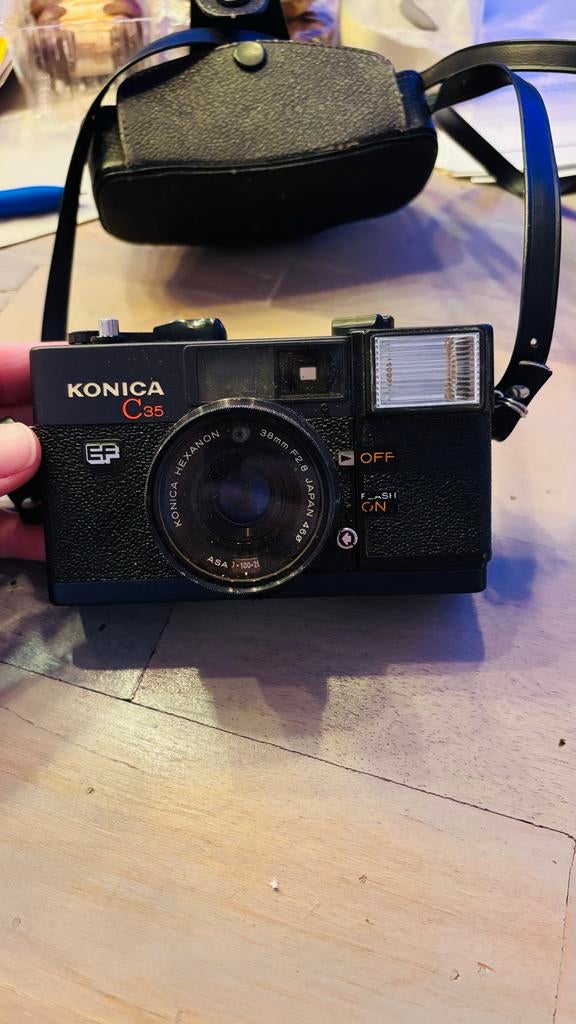 Konica C35 Compact Camera - Vintage Fototoestel, Audio, Tv en Foto, Ophalen of Verzenden, Gebruikt, Compact, Konica