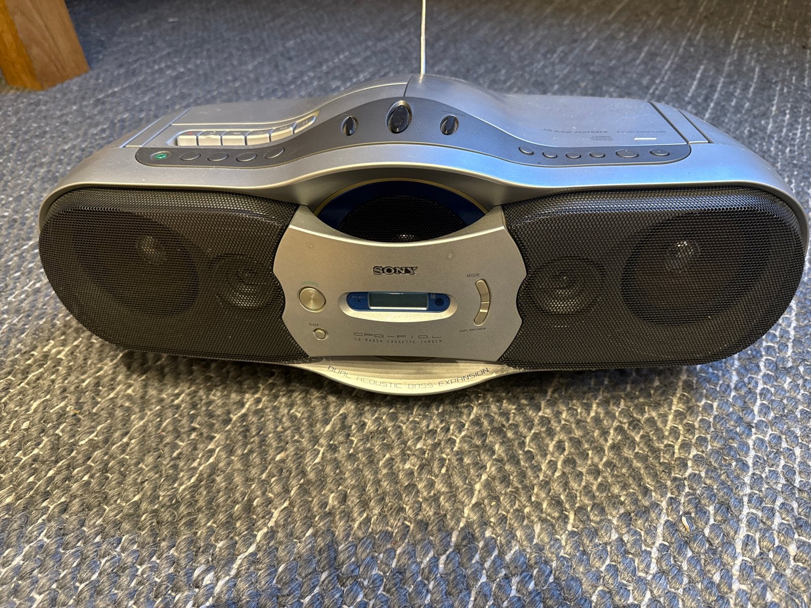 Sony CFD-F10L CD Radio Cassette Corder - Werking onbekend, Audio, Tv en Foto, Cd-spelers, Ophalen of Verzenden, Niet werkend, Sony