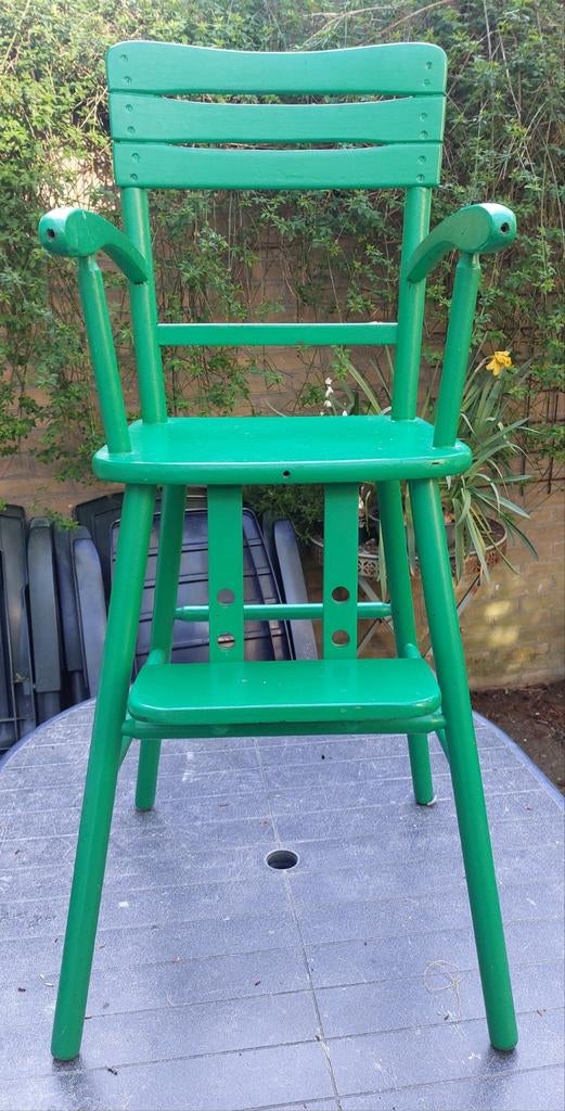 Groene meegroeistoel voor kinderen, Kinderen en Baby's, Kinderstoelen, Ophalen of Verzenden, Gebruikt, Meegroeistoel, Aanschuifbaar