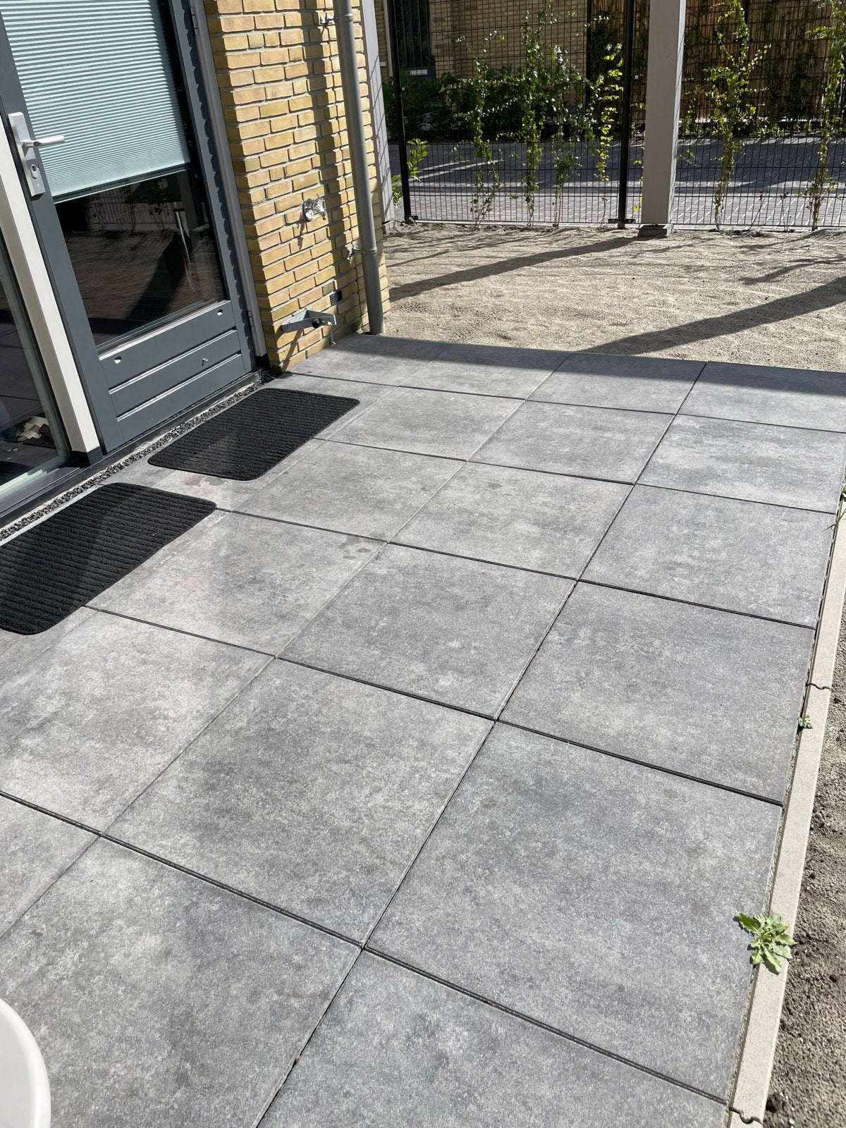 Trippel T terrastegels 36 stuks 60x60x4 cm Grijs nuance, Ophalen, Zo goed als nieuw, 10 m² of meer, Beton
