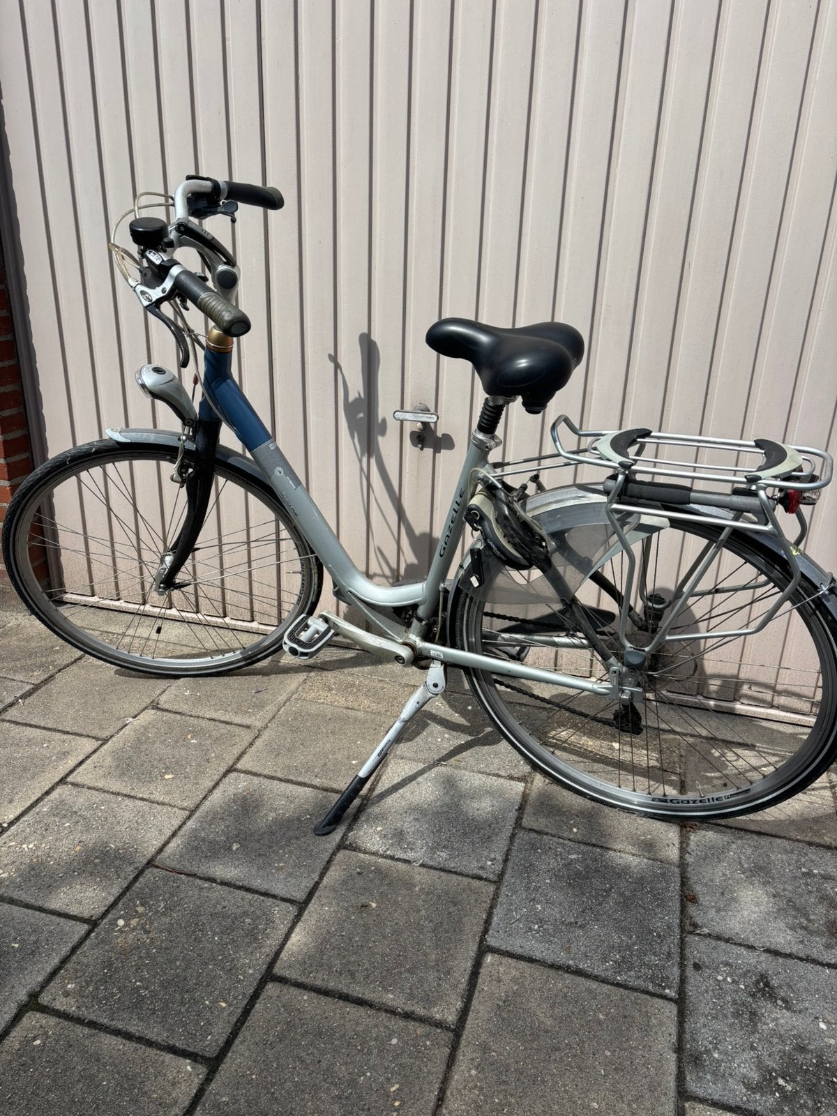 Gazelle Dames fiets 21versnellingen, Fietsen en Brommers, Fietsen | Dames | Damesfietsen, Ophalen, Gebruikt, Velgrem, 47 tot 50 cm