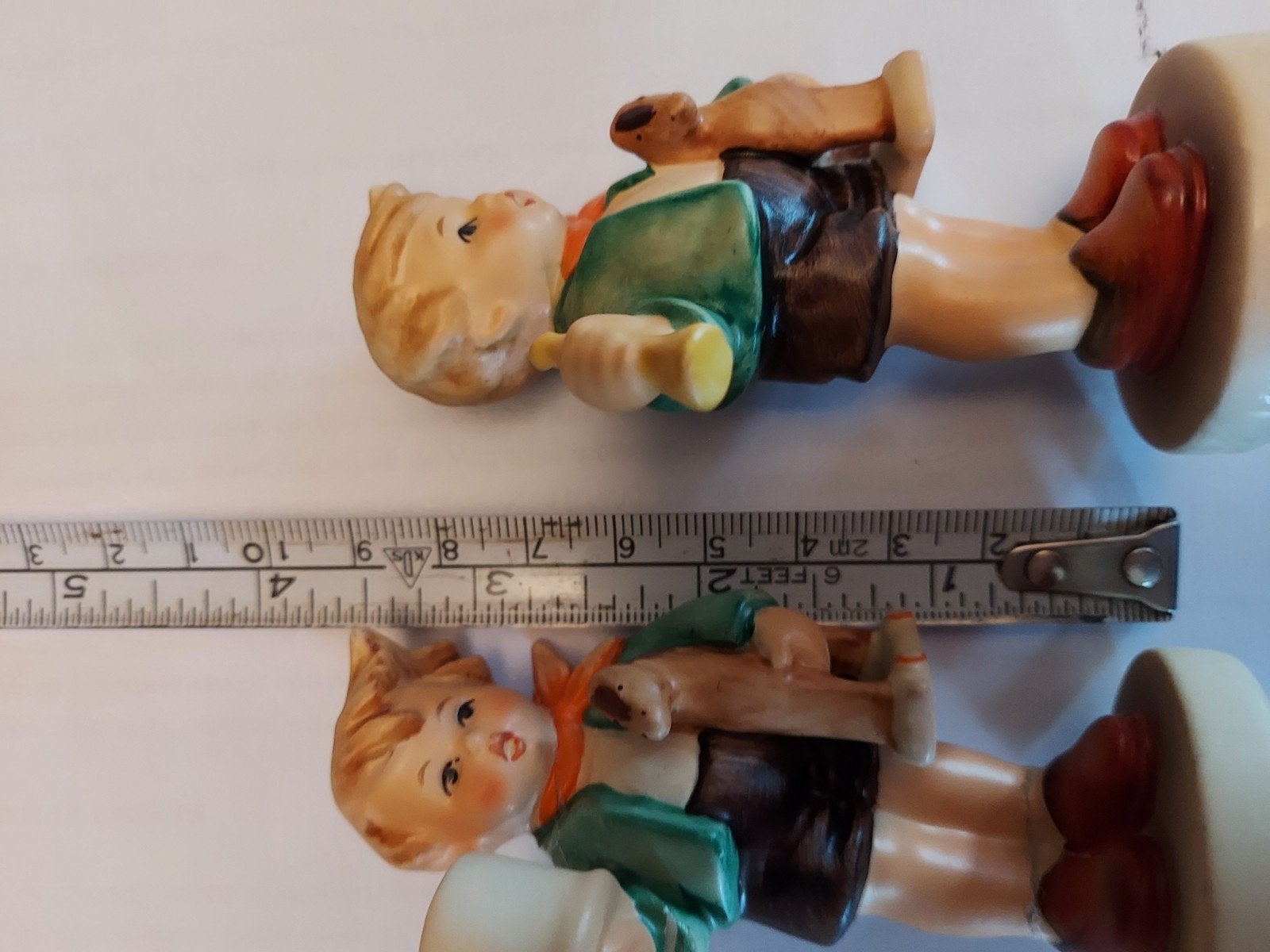 Twee Vintage Hummel Beeldjes Goebel W. Germany - Jongens, Ophalen of Verzenden, Gebruikt, Hummel