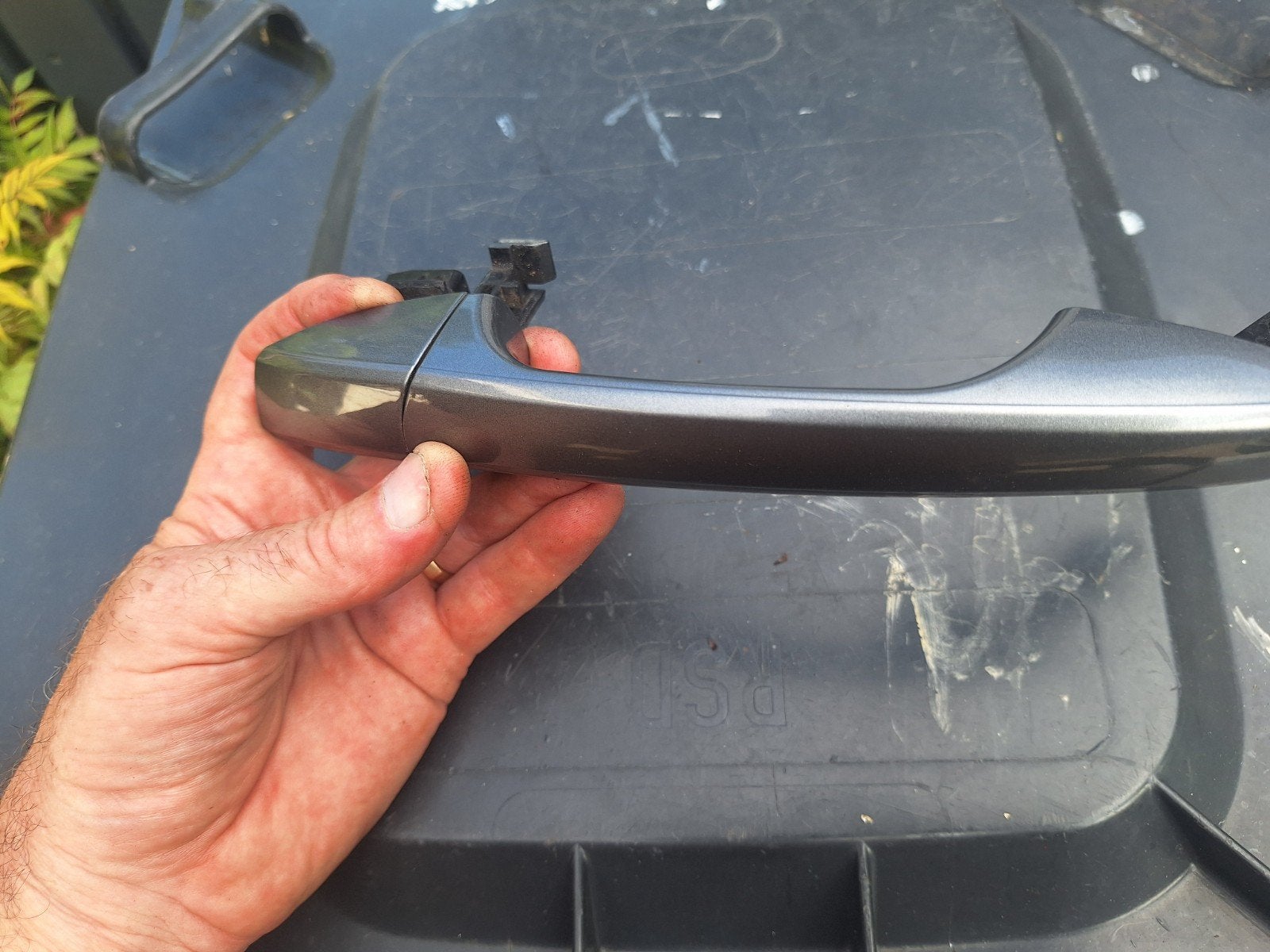 Linker Deurgreep Mercedes CLA Grijs, Gebruikt, Deur, Mercedes-Benz, Links