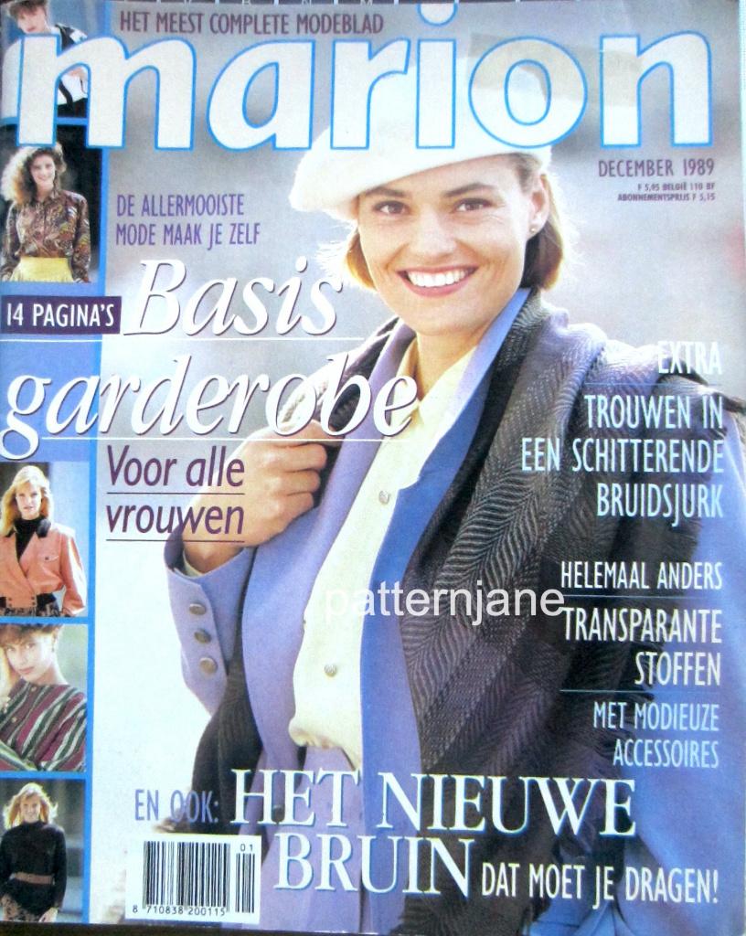 1 MARION 12/89 en 3 x KNIP (2 en 3 van 2007 en 5/2008), Overige typen, Verzenden, Vrouw, Zo goed als nieuw
