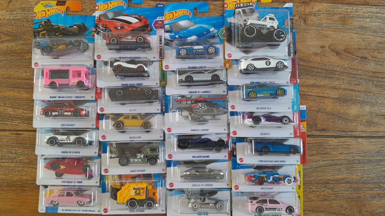 25x Hot Wheels auto's - Nieuw in verpakking, Ophalen of Verzenden, Nieuw, Auto