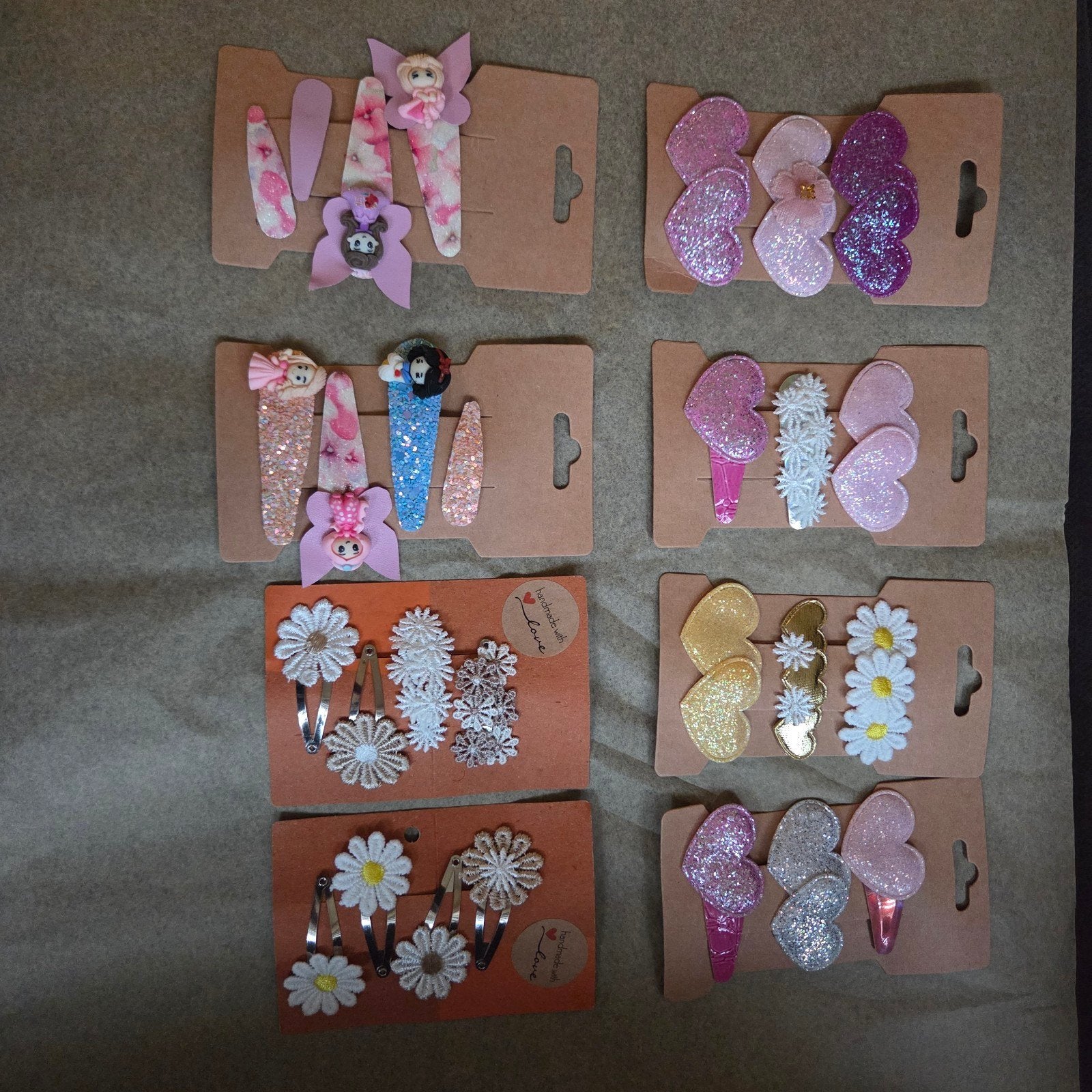 34x Sets Handgemaakte Klik Klak Clips - Diverse Varianten, Verzenden, Nieuw
