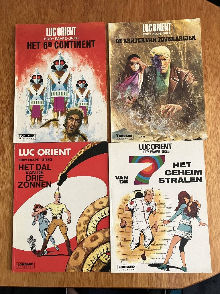 4 delen Luc Orient, Meerdere stripboeken, Ophalen of Verzenden, Gelezen