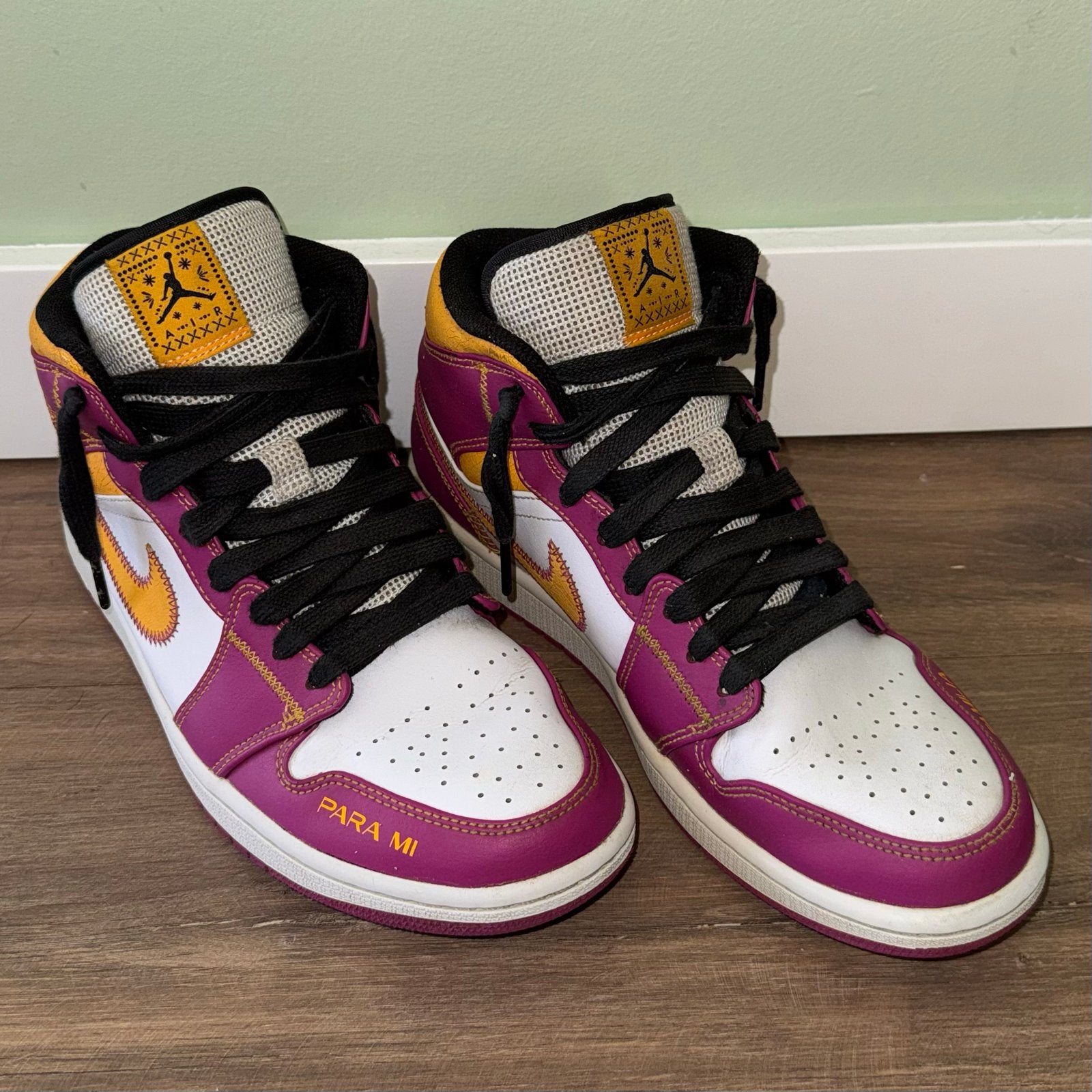 Air Jordan 1 Mid Dia de los Muertos - Maat 42, Overige kleuren, Ophalen of Verzenden, Sneakers of Gympen, Zo goed als nieuw