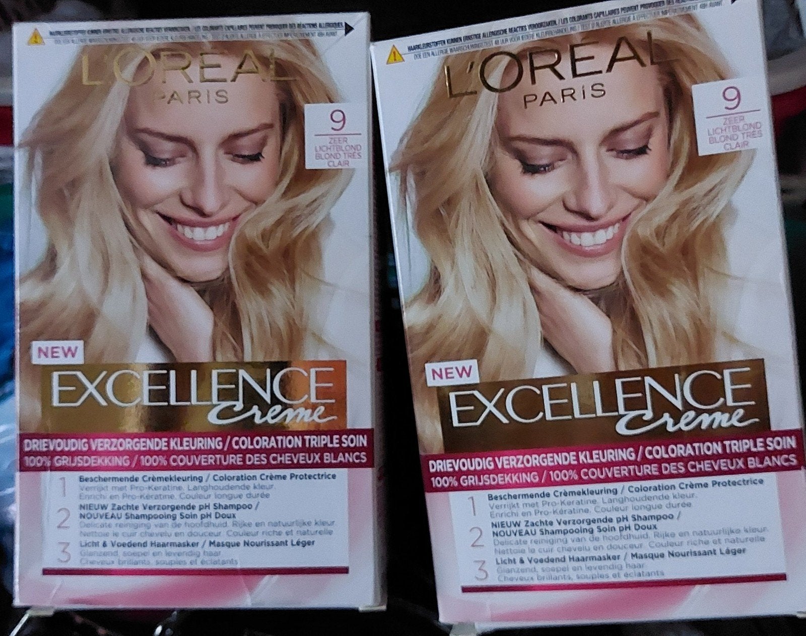 L'Oréal Paris Excellence Crème - Zeer Lichtblond 9, Ophalen of Verzenden, Nieuw, Overige typen