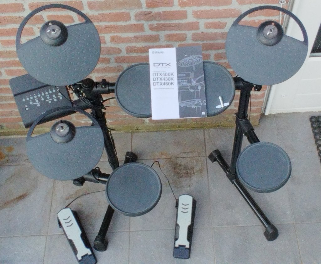 Electronisch drumstel Yamaha DTX400 K, Muziek en Instrumenten, Ophalen, Gebruikt, Yamaha, Elektronisch