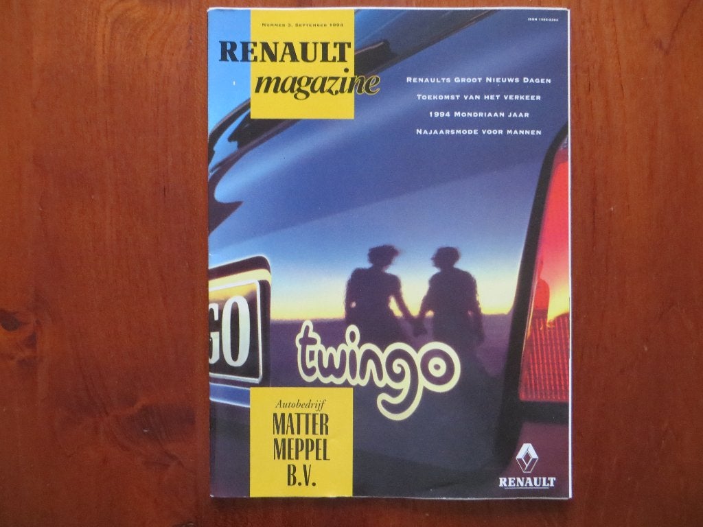 Renault Magazine (sept. 1994) Laguna Baccara, Espace Cyclade, Ophalen of Verzenden, Nieuw, Renault