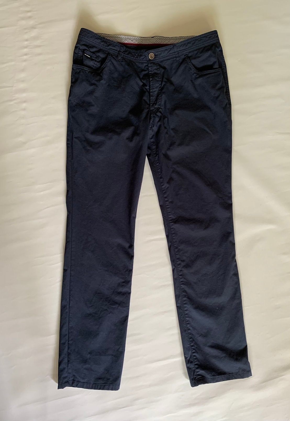 Heren broek van Jac Hensen, maat 52, katoen en elastaan, Ophalen of Verzenden, Zo goed als nieuw, Maat 52/54 (L), Blauw
