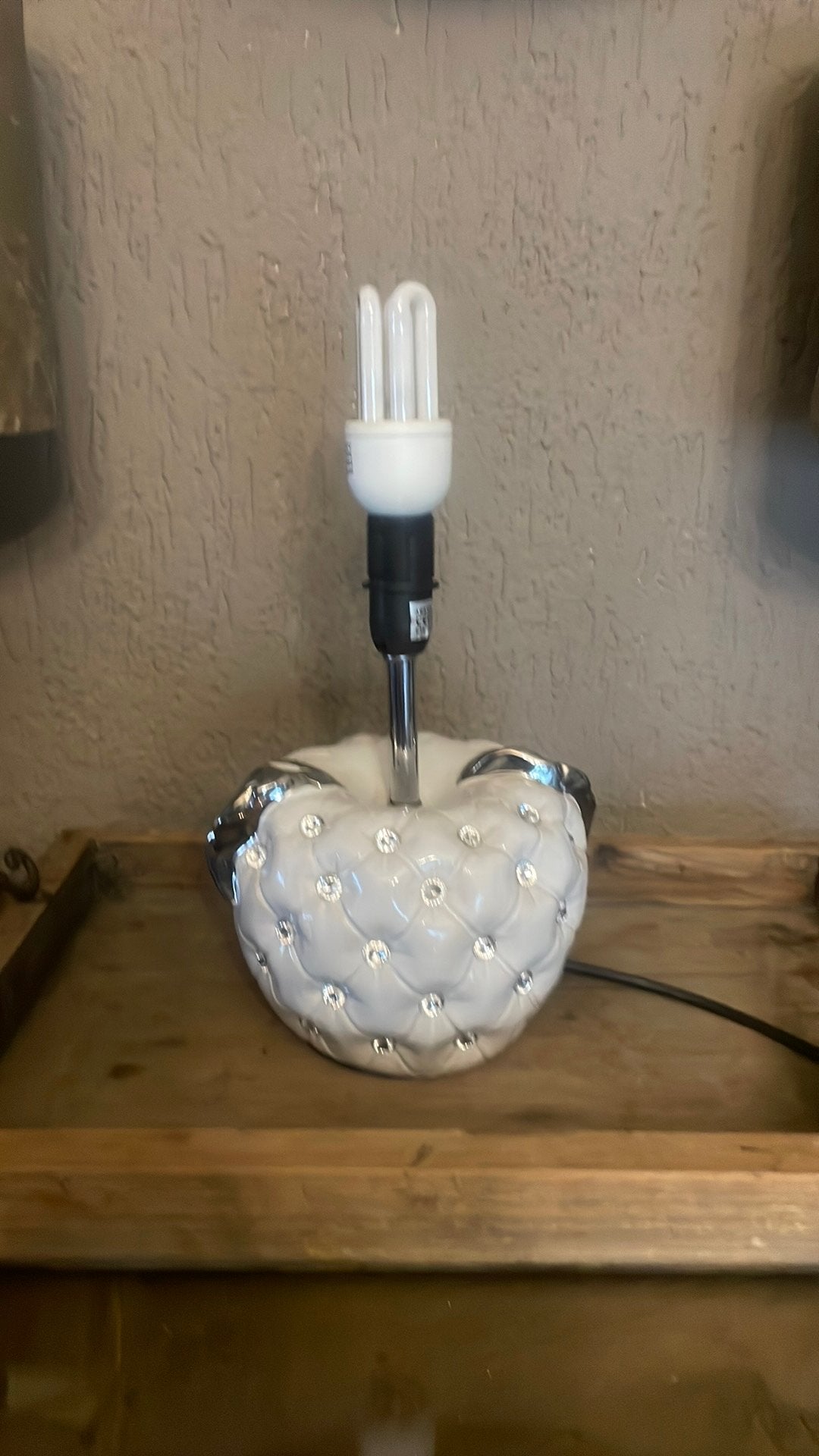 Appel lampvoetje zonder kap, Ophalen, Gebruikt