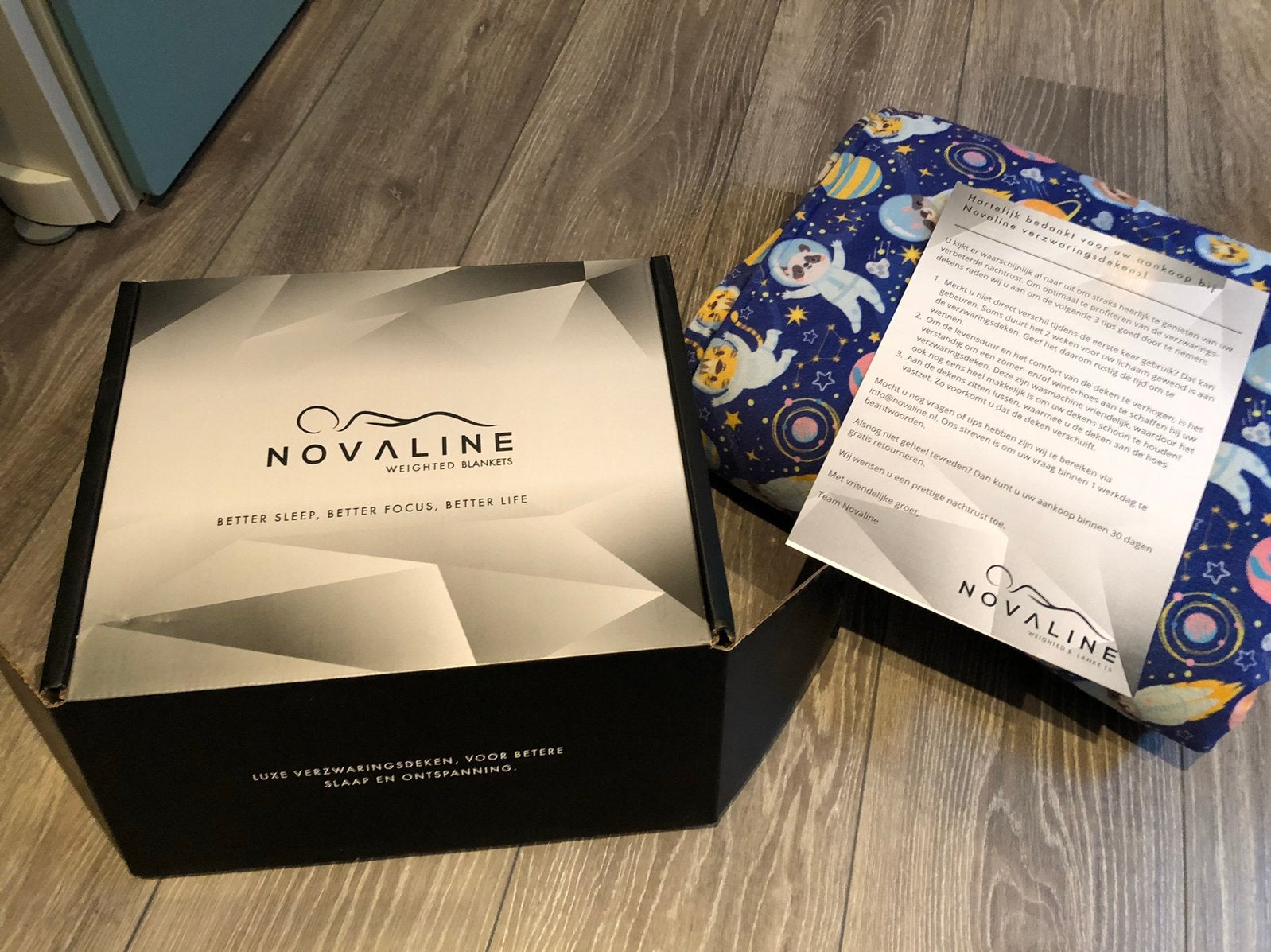 Novaline kids verzwaringsdeken 3,2 kg met zacht overtrek, Kinderen en Baby's, Dekens, Slaapzakjes en Inbakerproducten, Ophalen of Verzenden