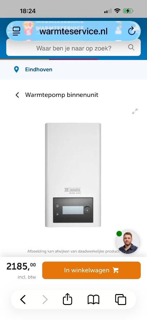 Remeha Elga Ace h 4 Kw, Ophalen, 30 tot 80 cm, Hoog rendement (Hr), Cv-ketel of Combi-ketel