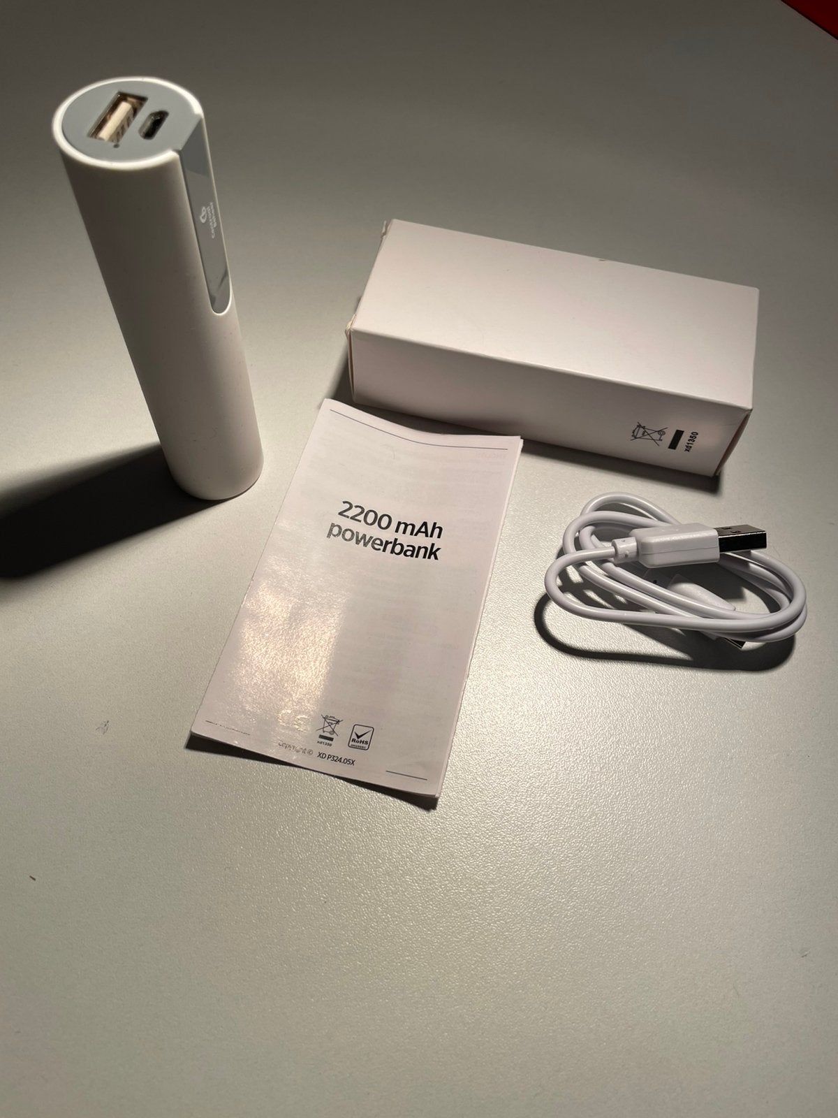 2x Powerbank met elk 2200 mAh, Ophalen, Zo goed als nieuw
